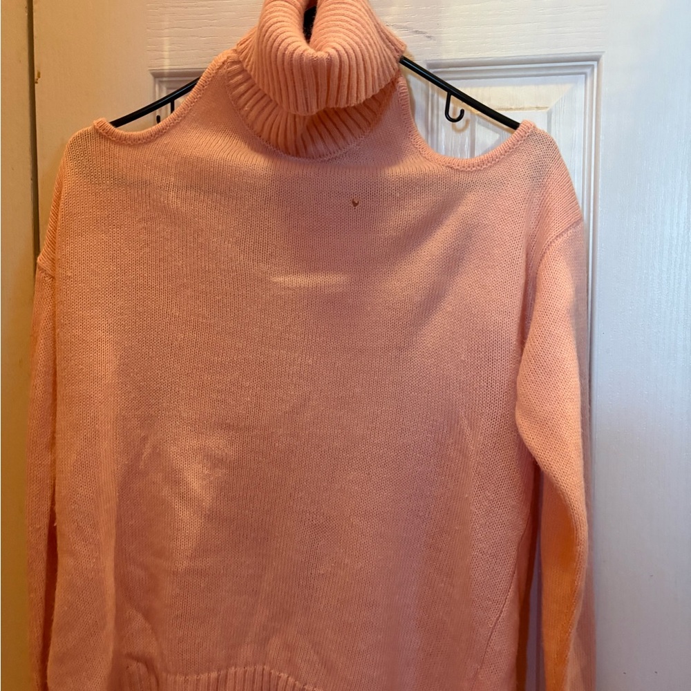 Glamorous Soft Pink Turtleneck Sweater